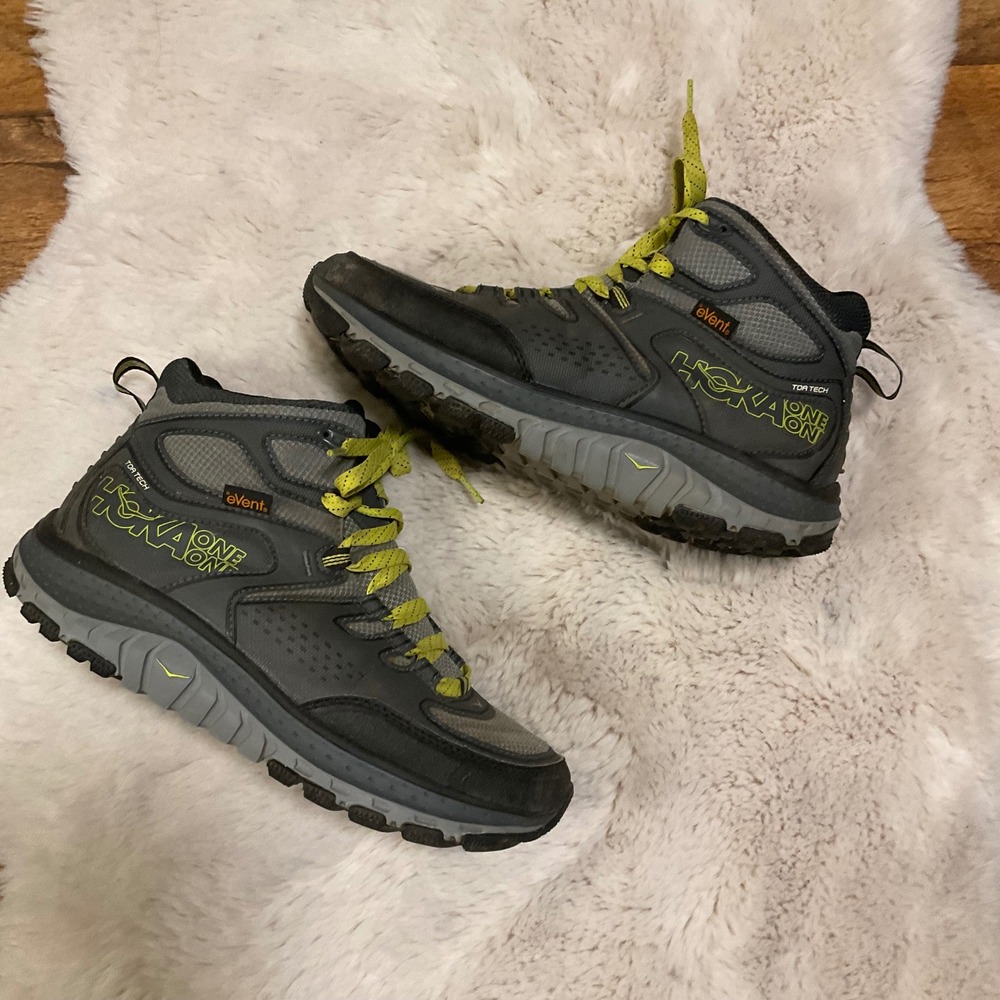 Hoka One One Tor Tech Mid WP Hiking Boots Size 7.5 Mens